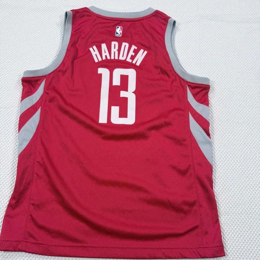Nike Houston Rockets James Harden #13 Swingman Jersey Youth Large Red NBA
